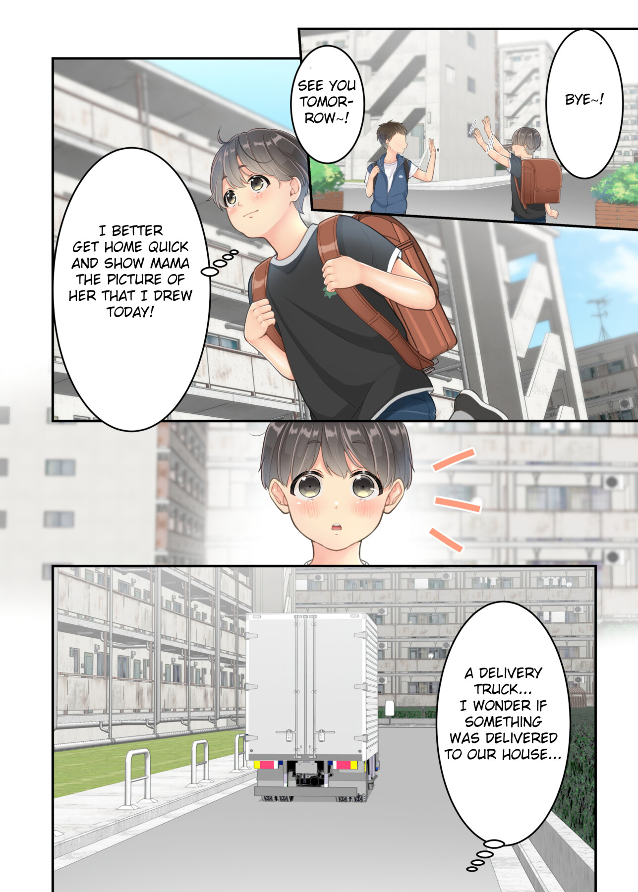 Hentai Manga Comic-My mom and the delivery guy.-Read-7